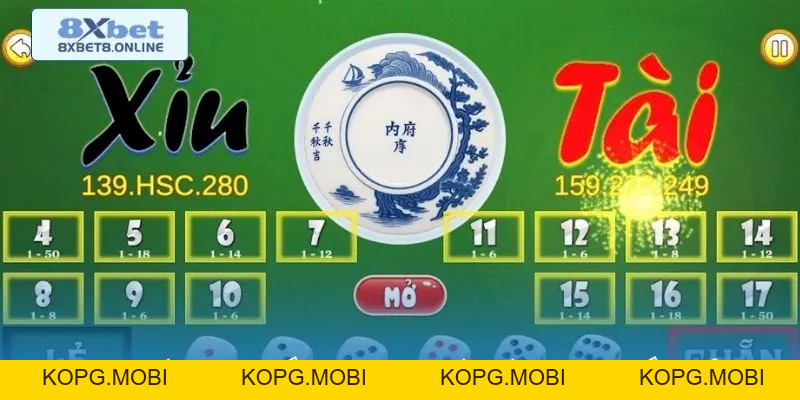 Tài Xỉu Online 8XBet | Trả Thưởng Trong 5 Giây Siêu Nhanh - kopg